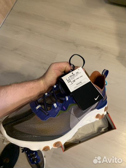 Кроссовки nike react element 87 dusty peach 10,5