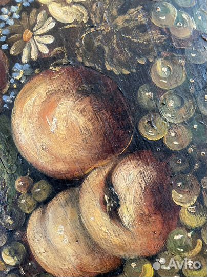 Старинная картина/живопись 51х43. Масло/дерево. Ит