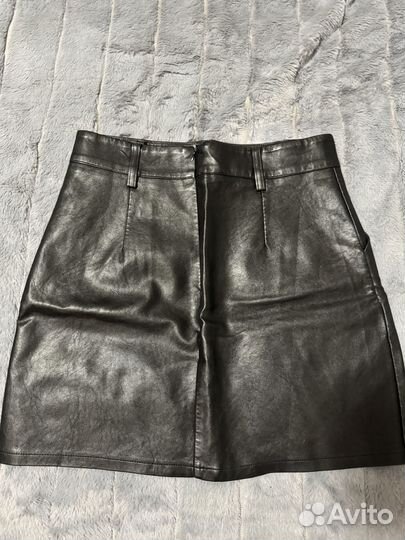 Кожаная юбка