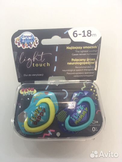Пустышка Canpol Babies Neon