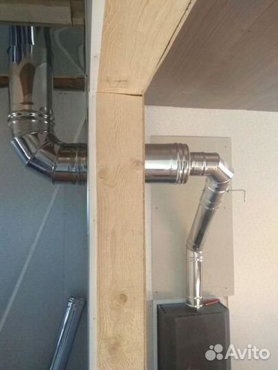 Печь камин на дровах