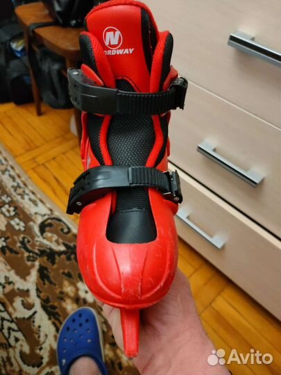 Коньки детские раздвижные 27-30 Nordway click