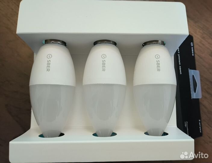 Набор умных ламп от сбера (sber), 3 шт., e14