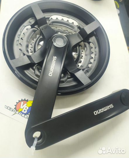 Система шатунов Shimano 6-8 скоростей 48/34/24