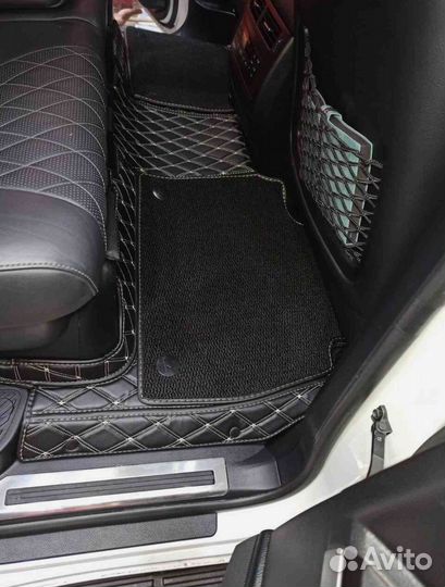 3Д коврики из экокожи toyota land cruiser 200