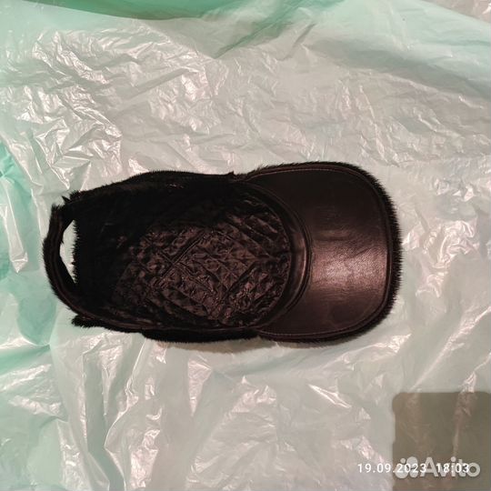 Кепка(бейсболка) мех нерпы