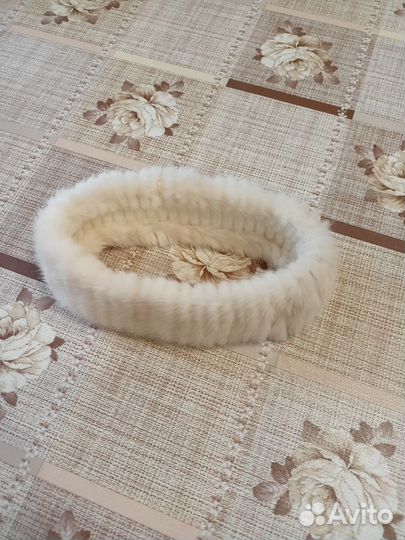 Норковая повязка на голову