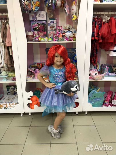 Новогодний костюм для девочки «Ариэль»