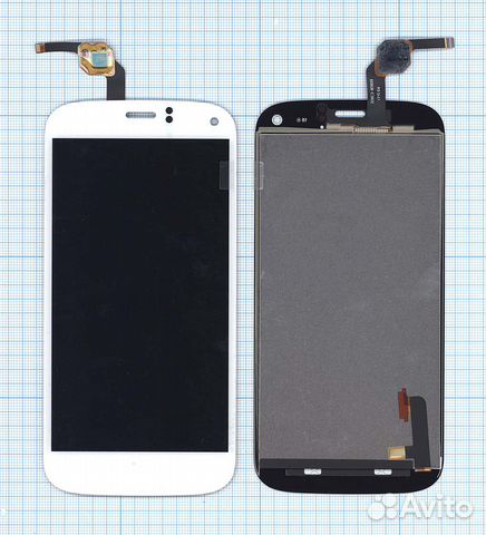 Дисплей для Micromax Canvas Turbo A250 белый