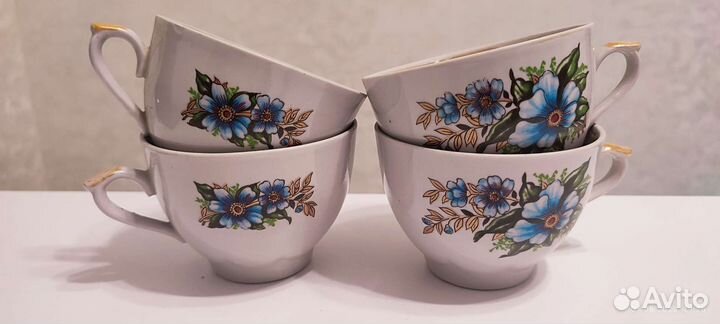 Чашки, цена за 4 шт