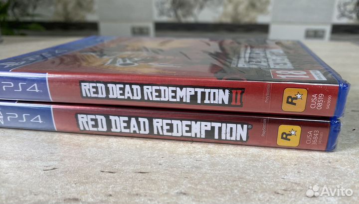 Red Dead Redemption 1 & 2 (Новые Диски) Sony PS4