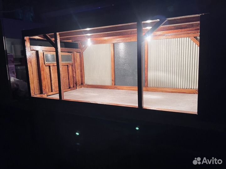 Гараж диорама для масштабных моделей CMC 1:18