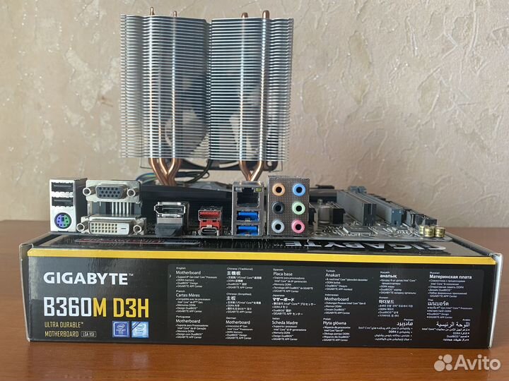 Сборка Gigabyte B360M D3H LGA1151/ i5 8600 /Zalman