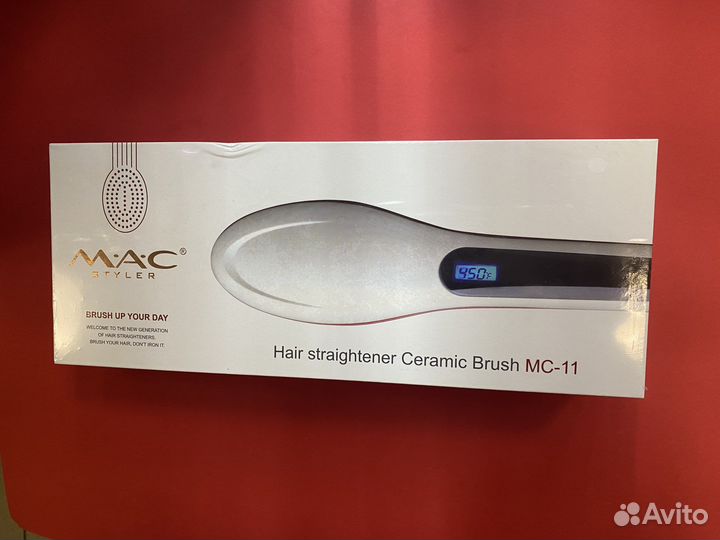 Расческа-выпрямитель для волос MAC White