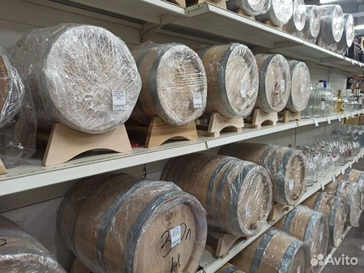 Бочка деревянная дубовая