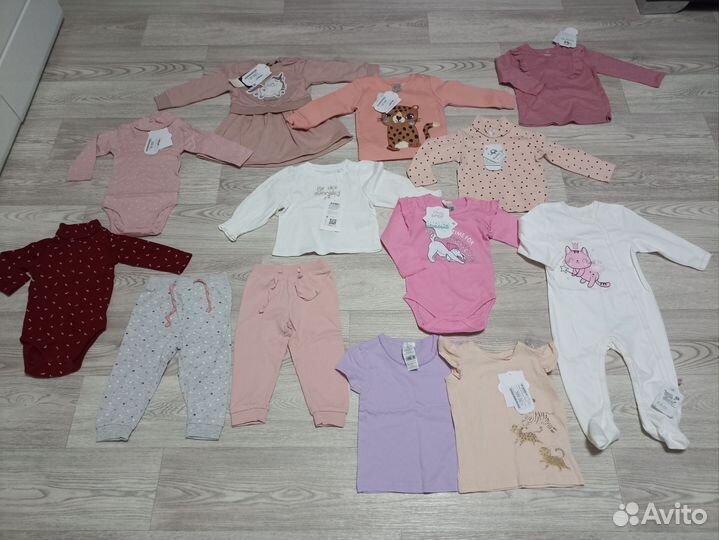 Вещи новые для девочки 74-80