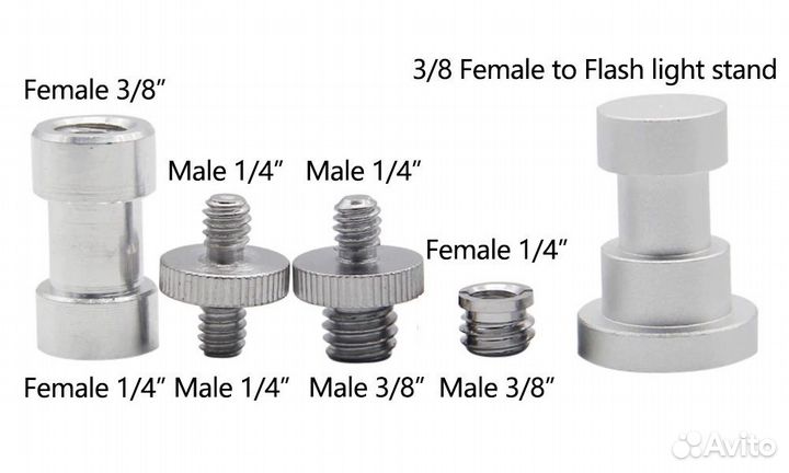 Переходники для штатива, уровень в горячий башмак