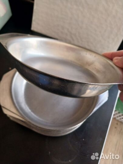 Тарелки из нержавейки СССР