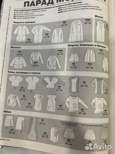 Журналы бурда 03/2004, 08/2014, 10/2014