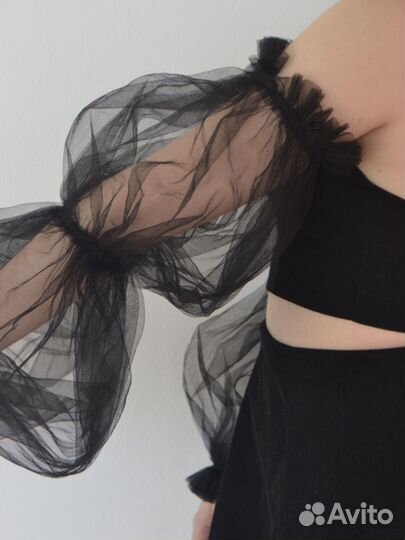 Рукава фонарики из фатина