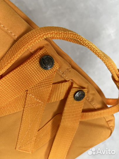 Рюкзак fjallraven kanken темно желтый