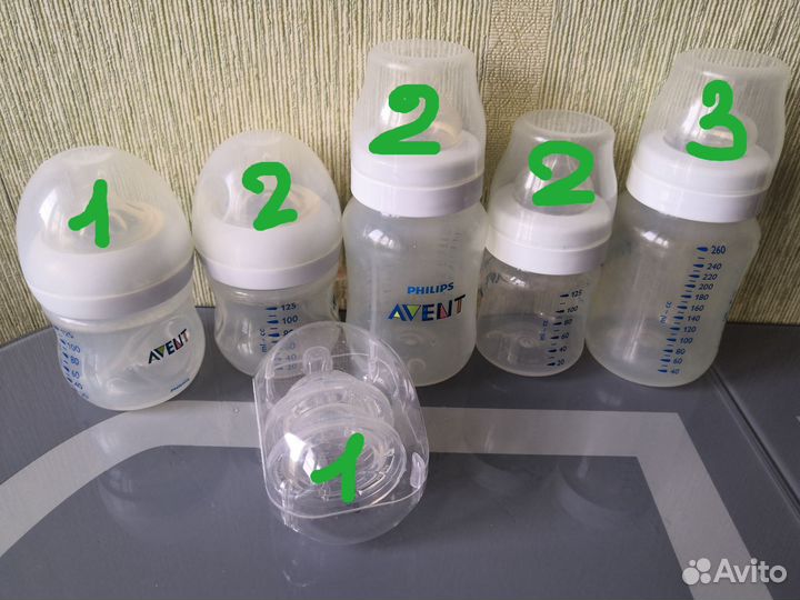 Бутылочки avent