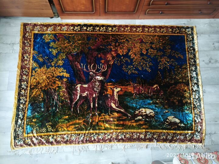 Ковер СССР плюшевый на стену