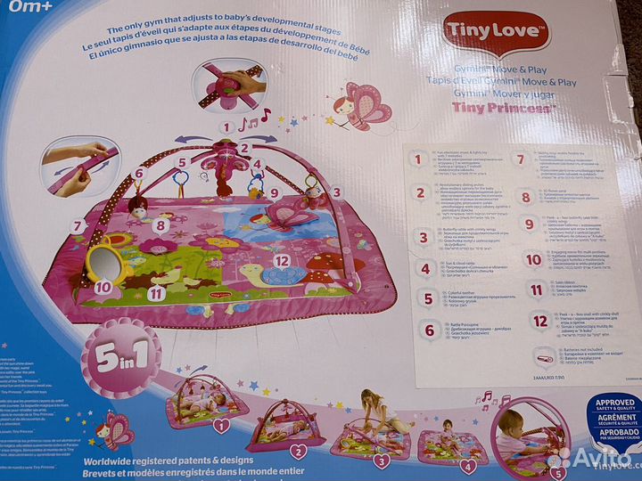 Развивающий коврик для малышей Tiny Love