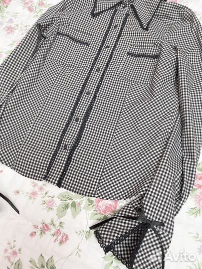 Великобритания рубашка блузка лолита винтаж