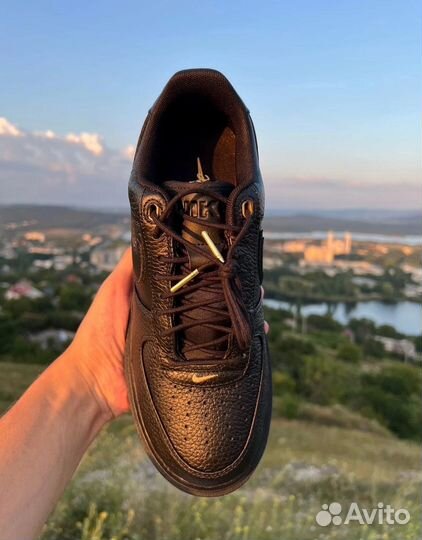 6,8 US.Nike Air Force 1 Low Luxe Black Gum.Оригина