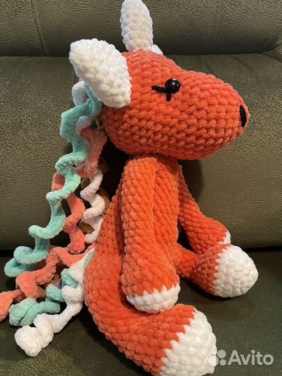 Мягкая игрушка лошадка-единорог