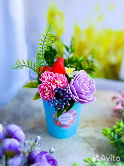 Букет из мыла