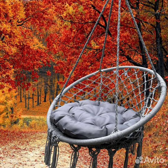 Качели/гнездо подвесные с подушкой