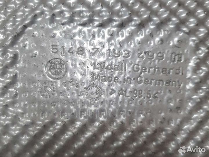 Теплозащита для глушителя бмв ф10