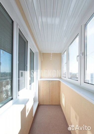 Остекление балконов и лоджий. Отделка балкона