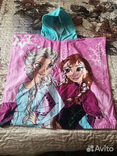 Полотенце-накидка пляжное детское