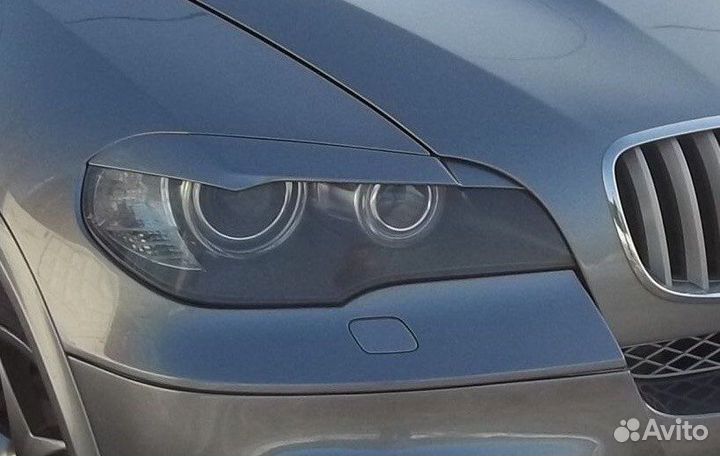 Реснички (накладки) на фары BMW X5E70