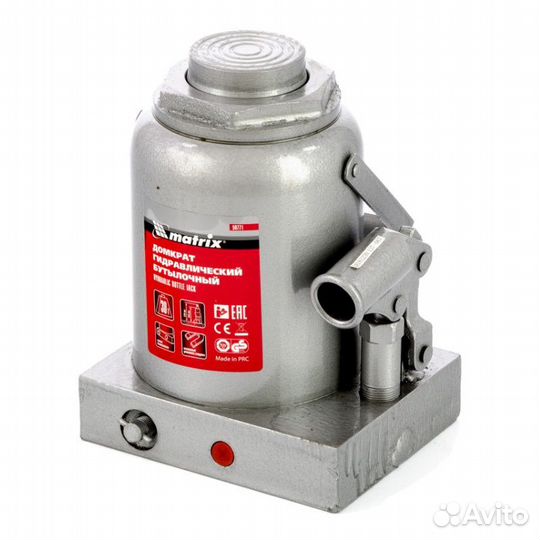 Домкрат гидравлический бутылочный Matrix 50771, 30