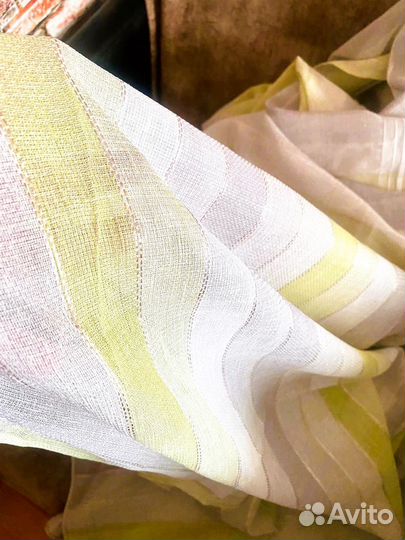 Тюль лён премиум