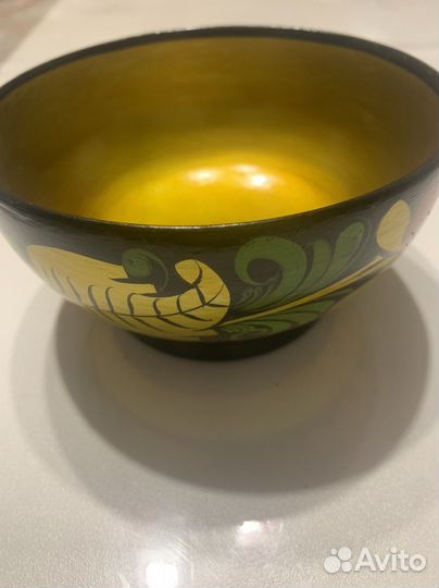 Деревянная тарелка