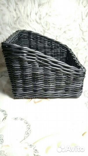 Органайзер для ванной и кухни плетеный