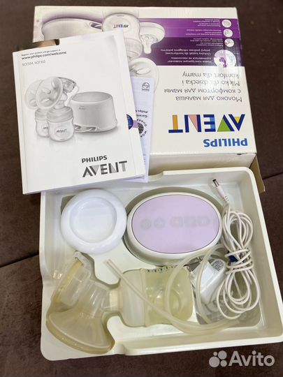 Молокоотсос avent электрический