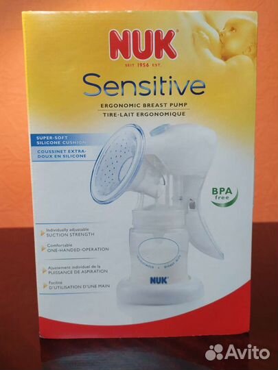 Эргономичный ручной молокоотсос NUK