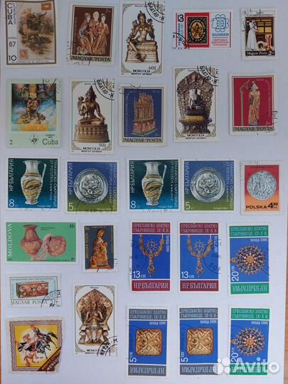 Почтовые марки СССР, Куба, Вьетнам, Болгария и др
