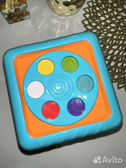 Развивающий кубик baby go со светом и музыкой