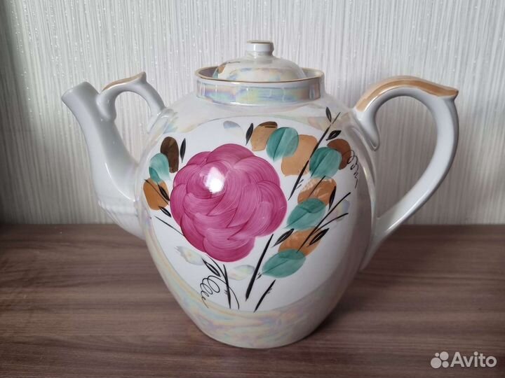 Заварочный чайник гигант СССР 4.5л Дулево