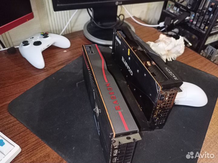 Игровые видеокарты RX 5700XT, RX 6700XT