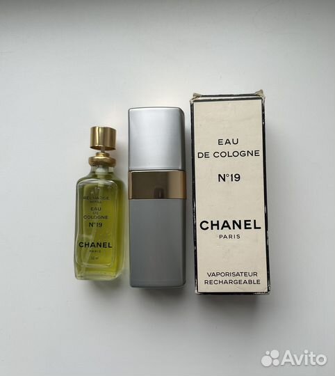 Chanel но 19 eau de cologne 50 мл винтаж