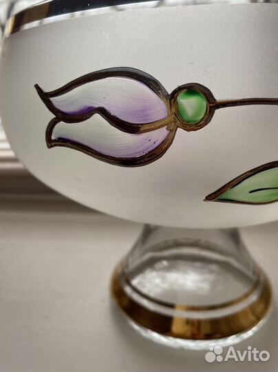 Ваза на ножке, Богемия