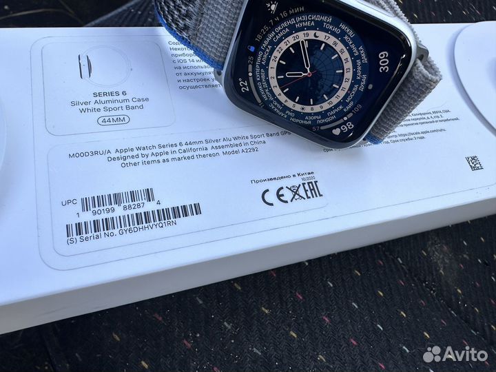 Часы Apple Watch 6 44 mm
